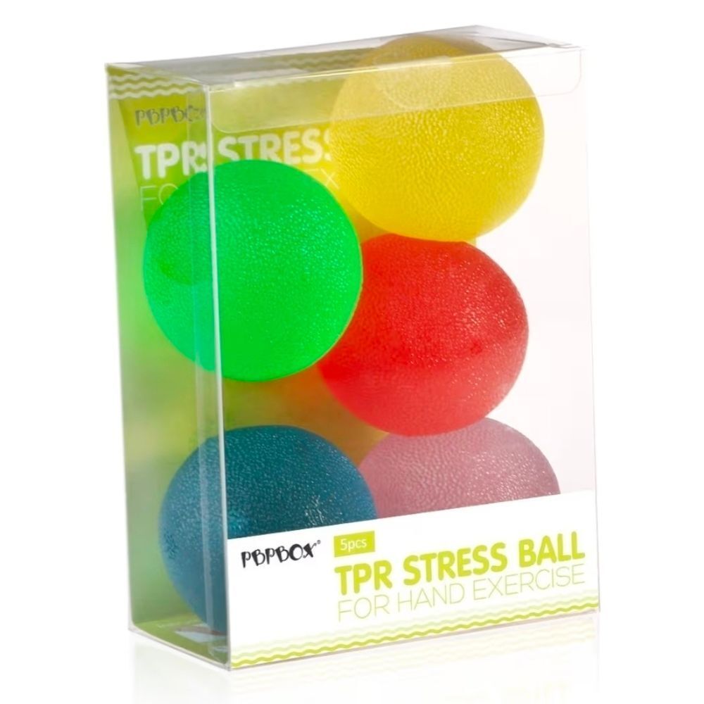 🔸️Hand Therapy Exercise Stress Rehabilitation Ball Set of 5